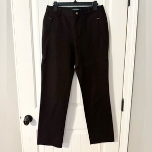 Lauren Ralph Lauren brown pants women’s Size 8 EUC